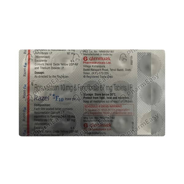 Razel F 10Mg Strip Of 10 Tablets