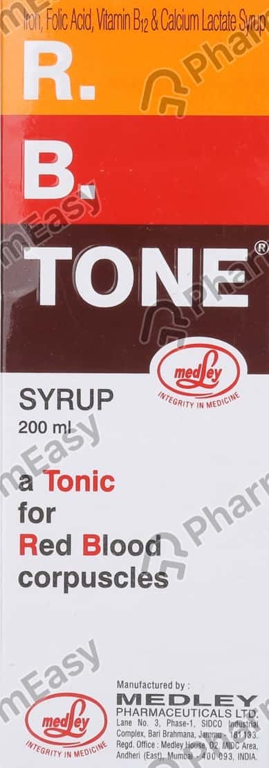 R B Tone Bottle Of 200ml Syrup