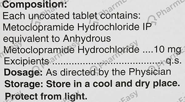 Reglan 10mg Strip Of 10 Tablets