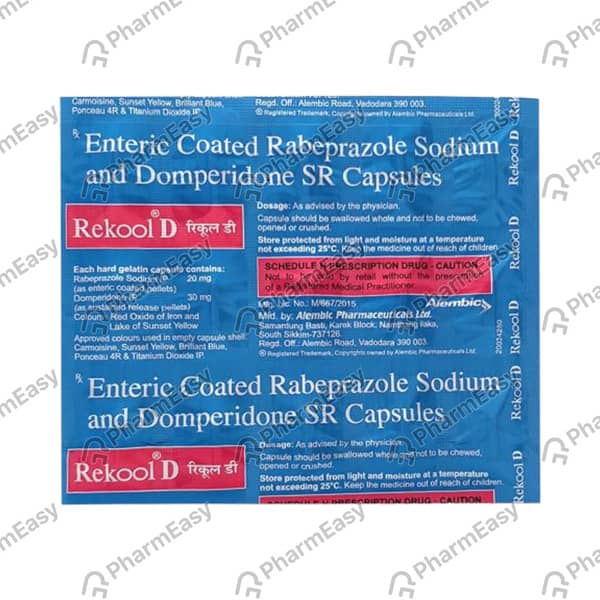 Rekool D 20mg Strip Of 10 Capsules