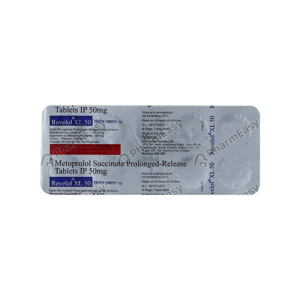 Revelol Xl 50mg Strip Of 10 Tablets