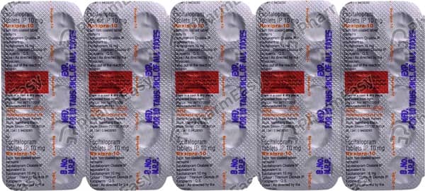 Rexipra 10mg Strip Of 10 Tablets