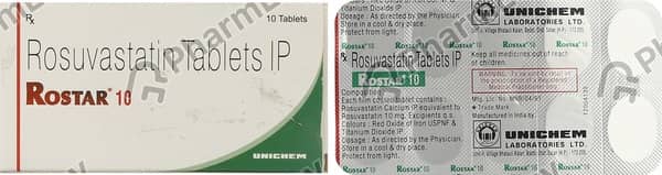Rostar 10mg Strip Of 10 Tablets