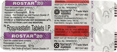 Rostar 20mg Strip Of 10 Tablets