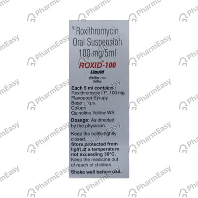 Roxid 100mg Mint Flavour Bottle Of 30ml Oral Liquid