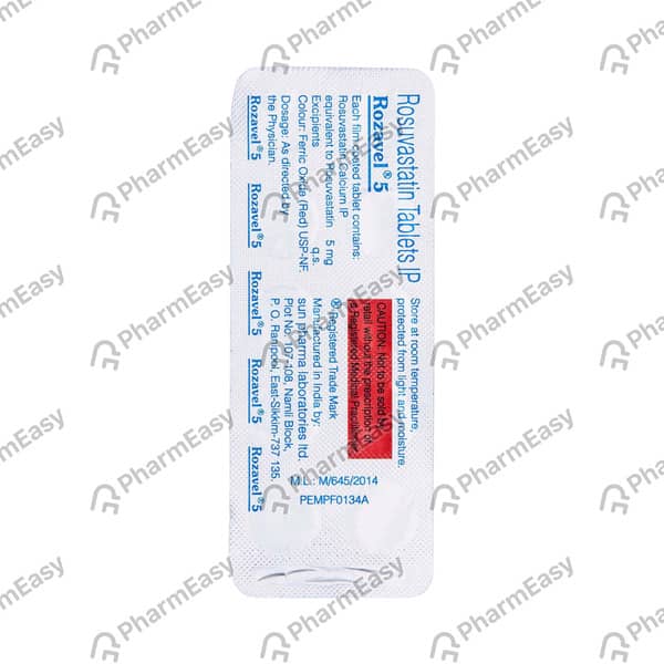 Rozavel 5mg Strip Of 10 Tablets