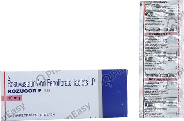 Rozucor F 10mg Strip Of 10 Tablets