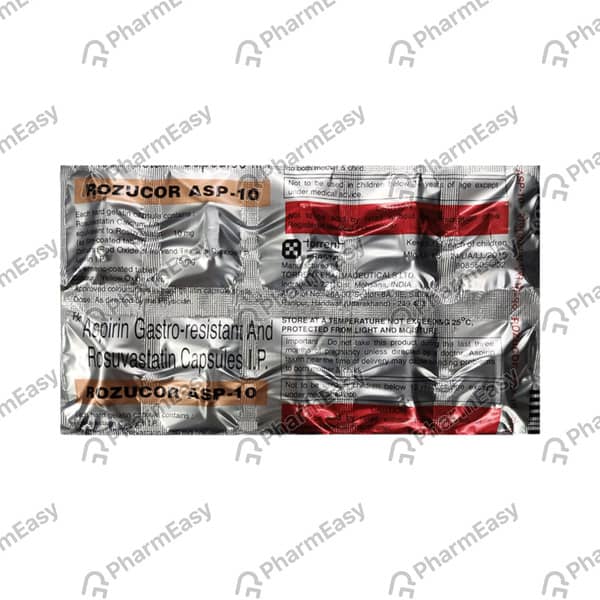 Rozucor Asp 10Mg Kit Strip Of 1 Capsules