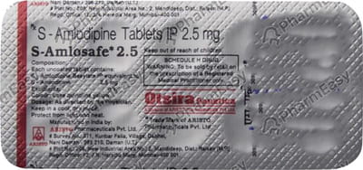 S Amlosafe 2.5mg Strip Of 10 Tablets