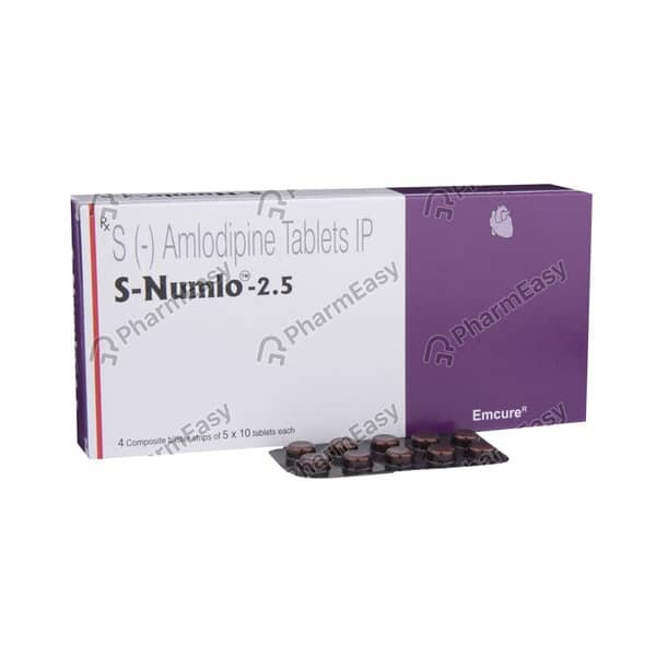 S Numlo 2.5mg Strip Of 10 Tablets