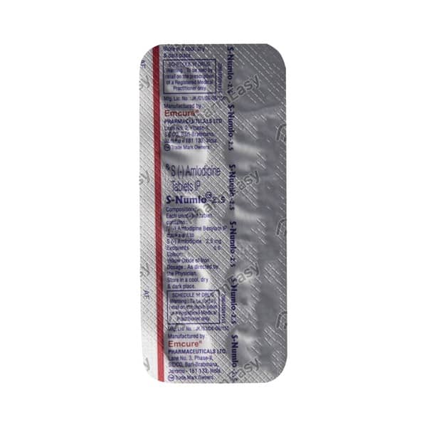 S Numlo 2.5mg Strip Of 10 Tablets