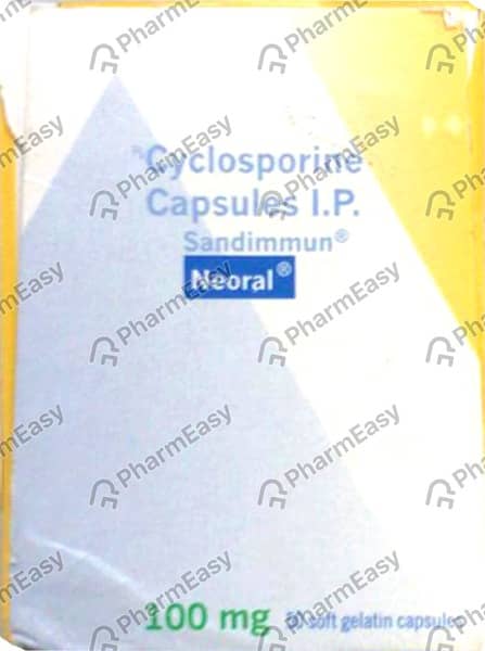 Sandimmun Neoral 100mg Capsule 50'S