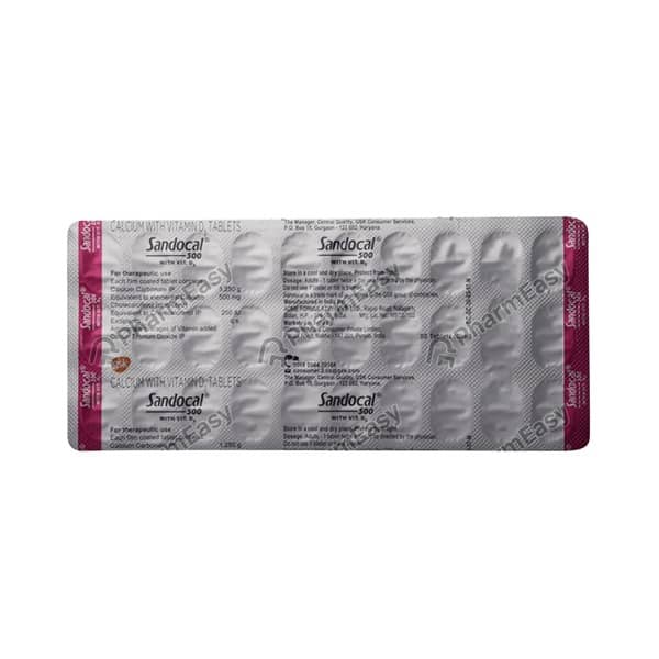 Sandocal 500mg Strip Of 30 Tablets