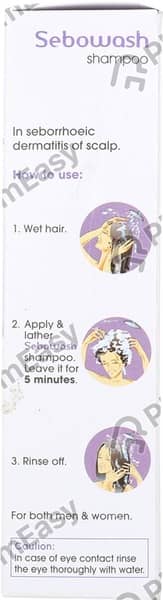 Sebowash Ph Balanced Bottle Of 100ml Shampoo