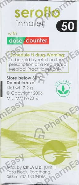 Seroflo 50mcg Box Of 120md Metered Dose Inhaler