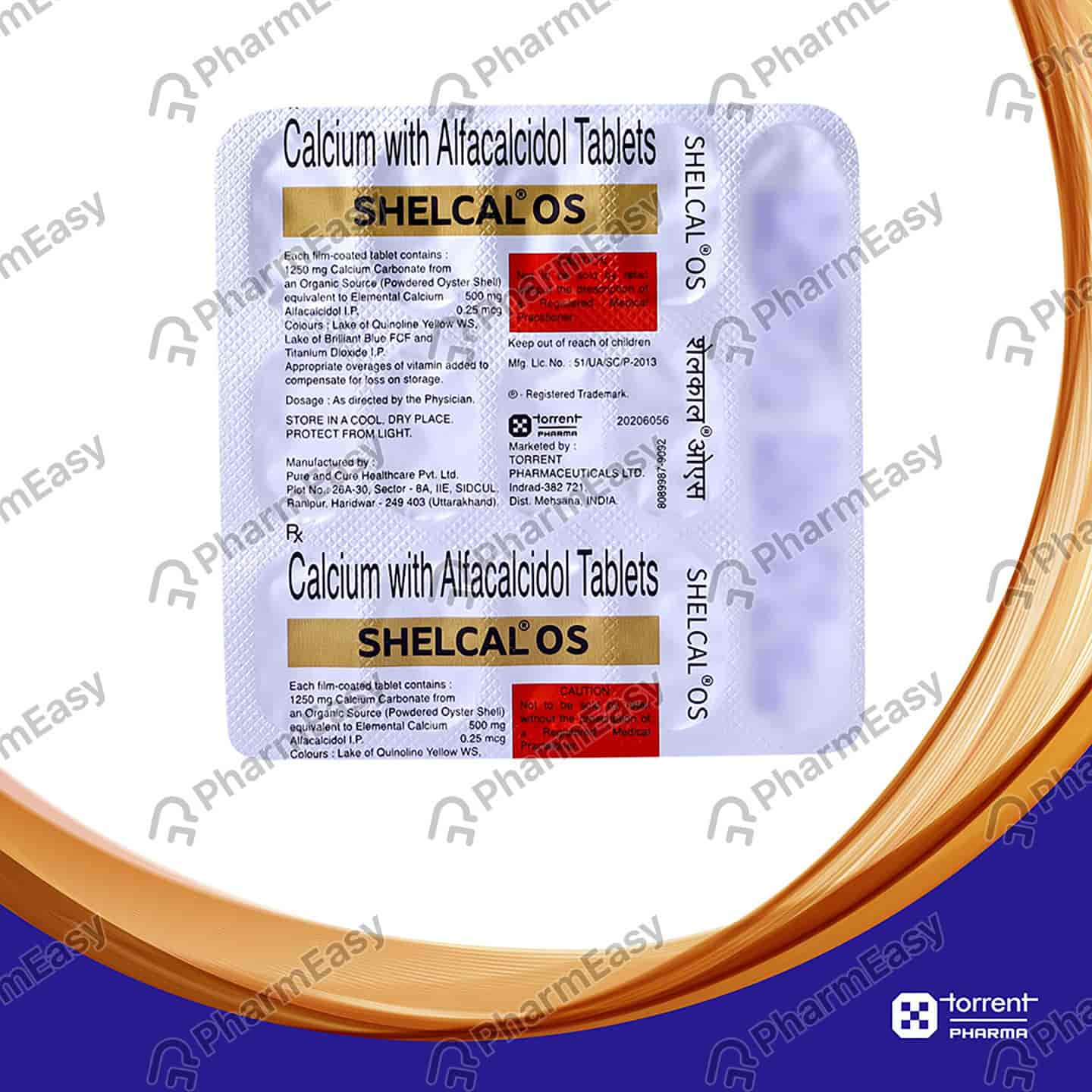 Shelcal Os 500mg Strip Of 15 Tablets