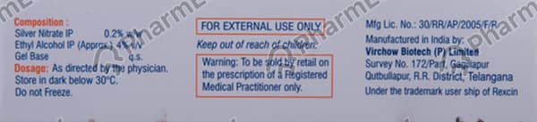 Silverex Tube Of 10gm Cream