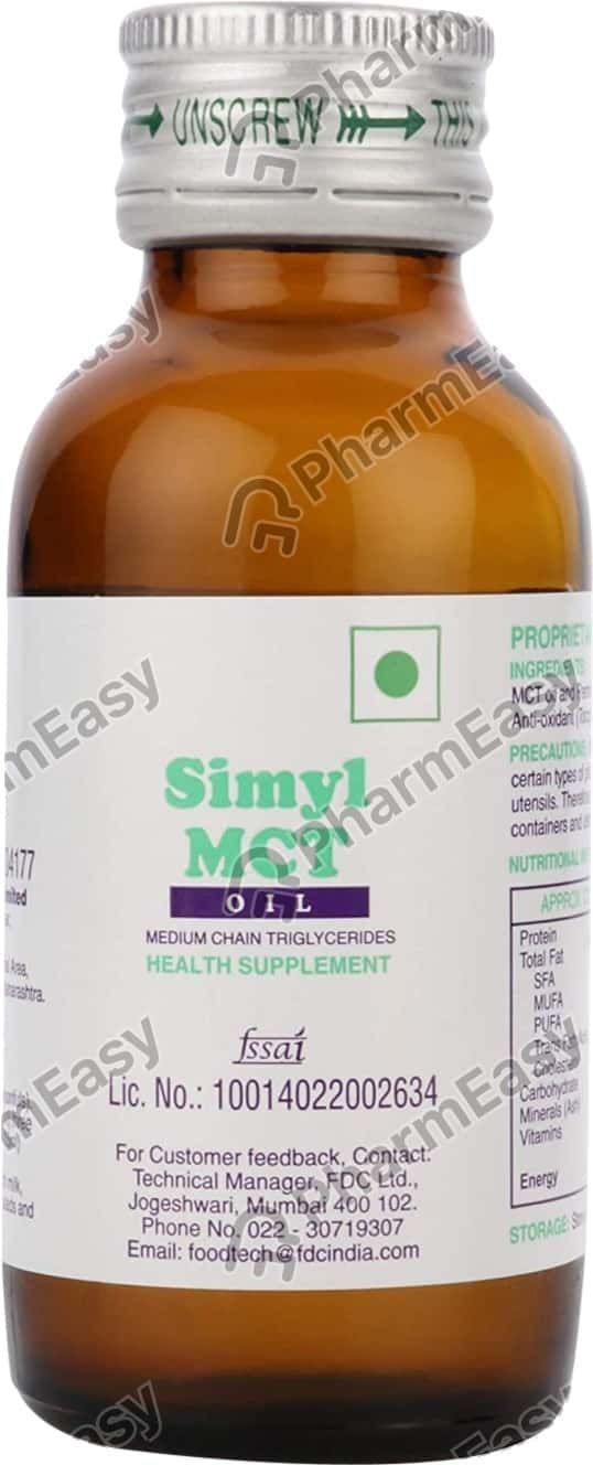 Buy Simyl Mct 94.5 G Oral Oil (50) Online at Flat 15 OFF PharmEasy