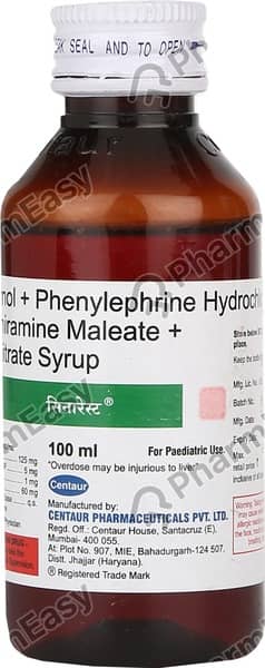 Sinarest Bottle Of 100ml Syrup