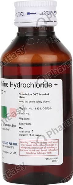 Sinarest Bottle Of 100ml Syrup