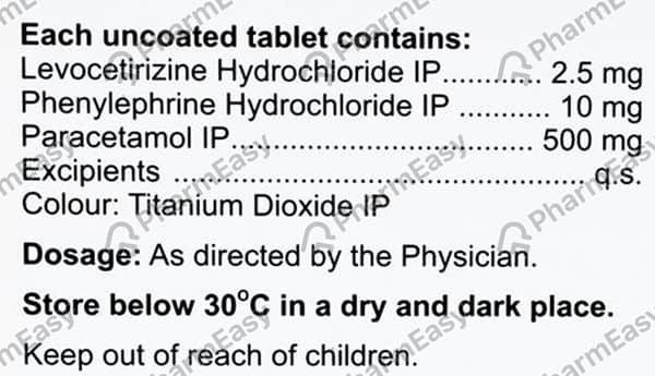 Sinarest Lp Strip Of 10 Tablets