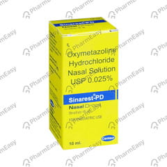 SINAREST PD BOTTLE OF 10ML NASAL DROPS