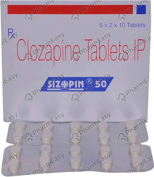 Sizopin 50mg Strip Of 10 Tablets