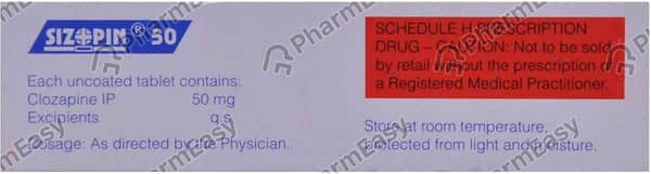 Sizopin 50mg Strip Of 10 Tablets