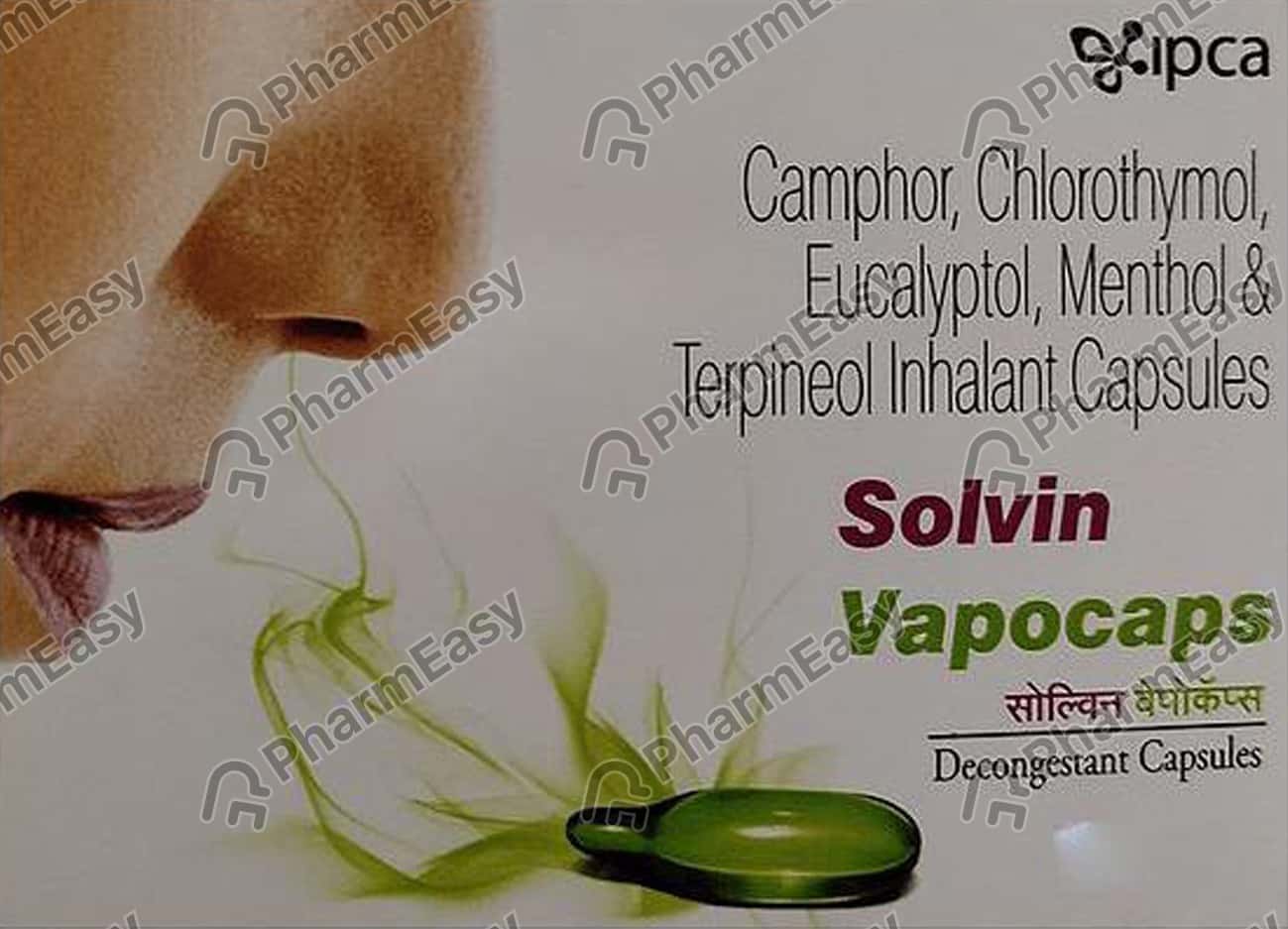 Solvin Strip Of 10 Vapocaps