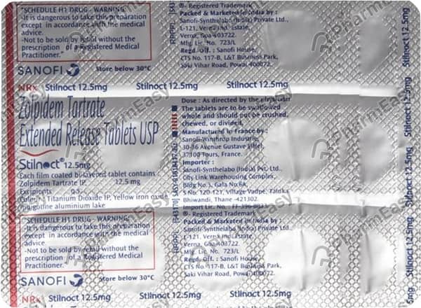 Stilnoct 12.5mg Strip Of 10 Tablets