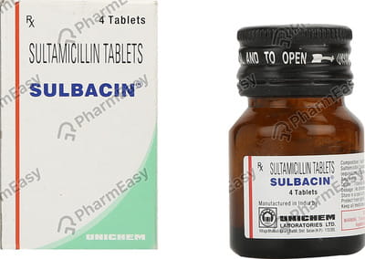 Sulbacin Bottle Of 4 Tablets