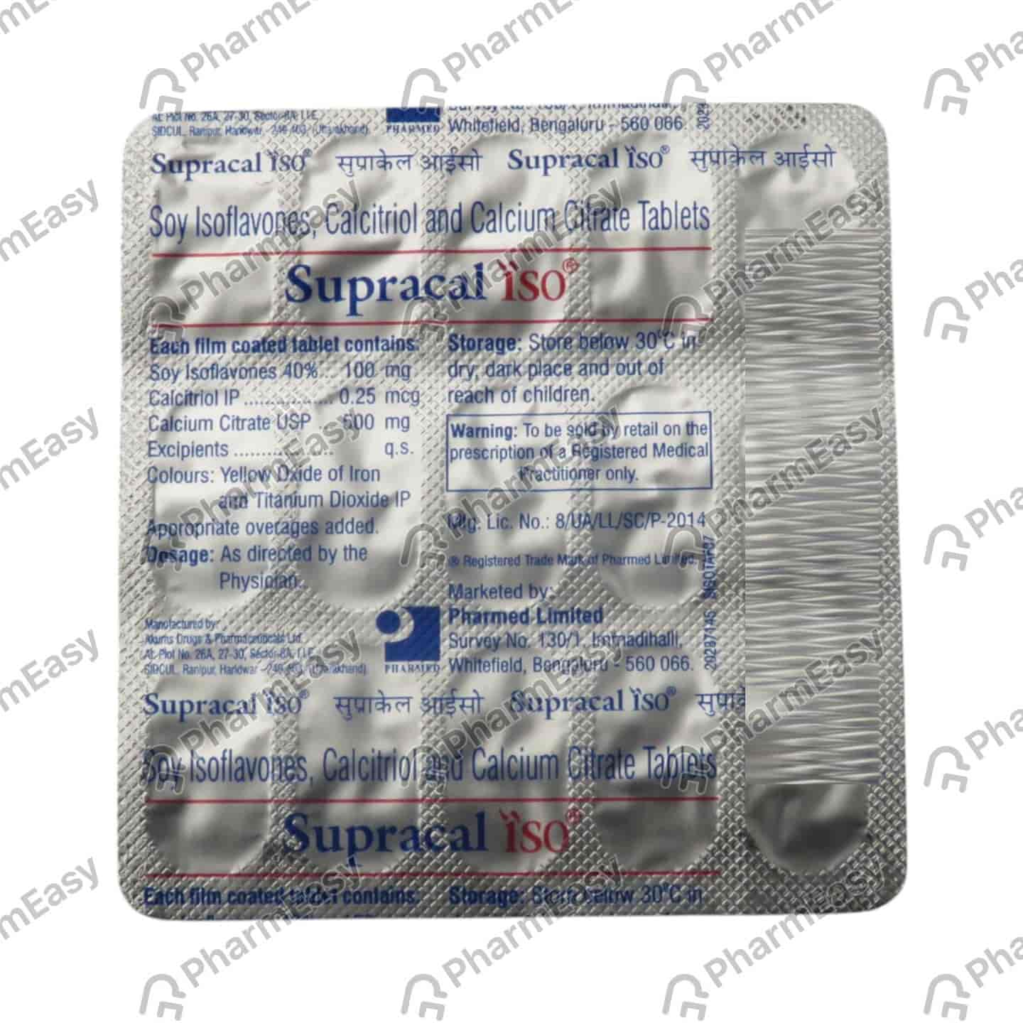 Supracal Iso Strip Of 15 Tablets