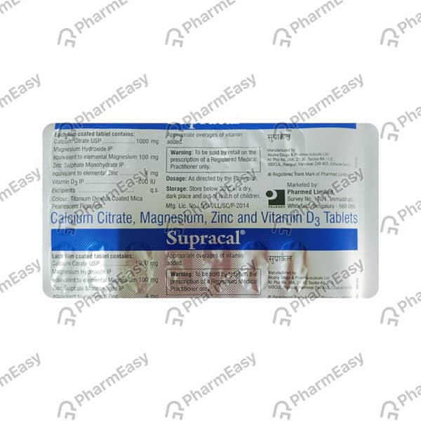 Supracal Strip Of 10 Tablets