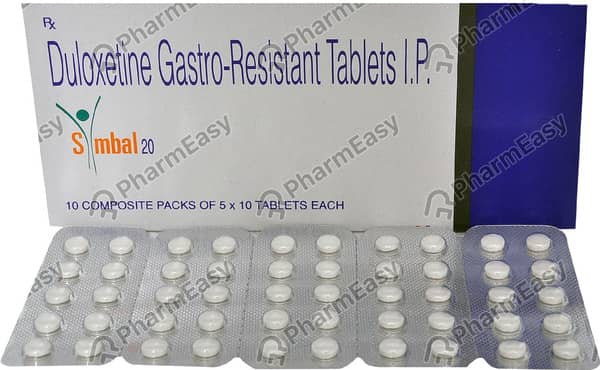 Symbal 20mg Strip Of 10 Tablets