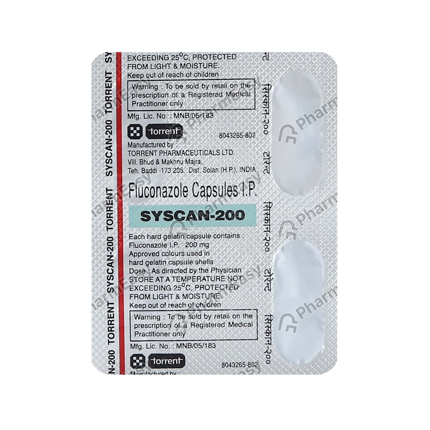 Syscan 200 MG Capsule (4) Uses, Side Effects, Dosage, Composition