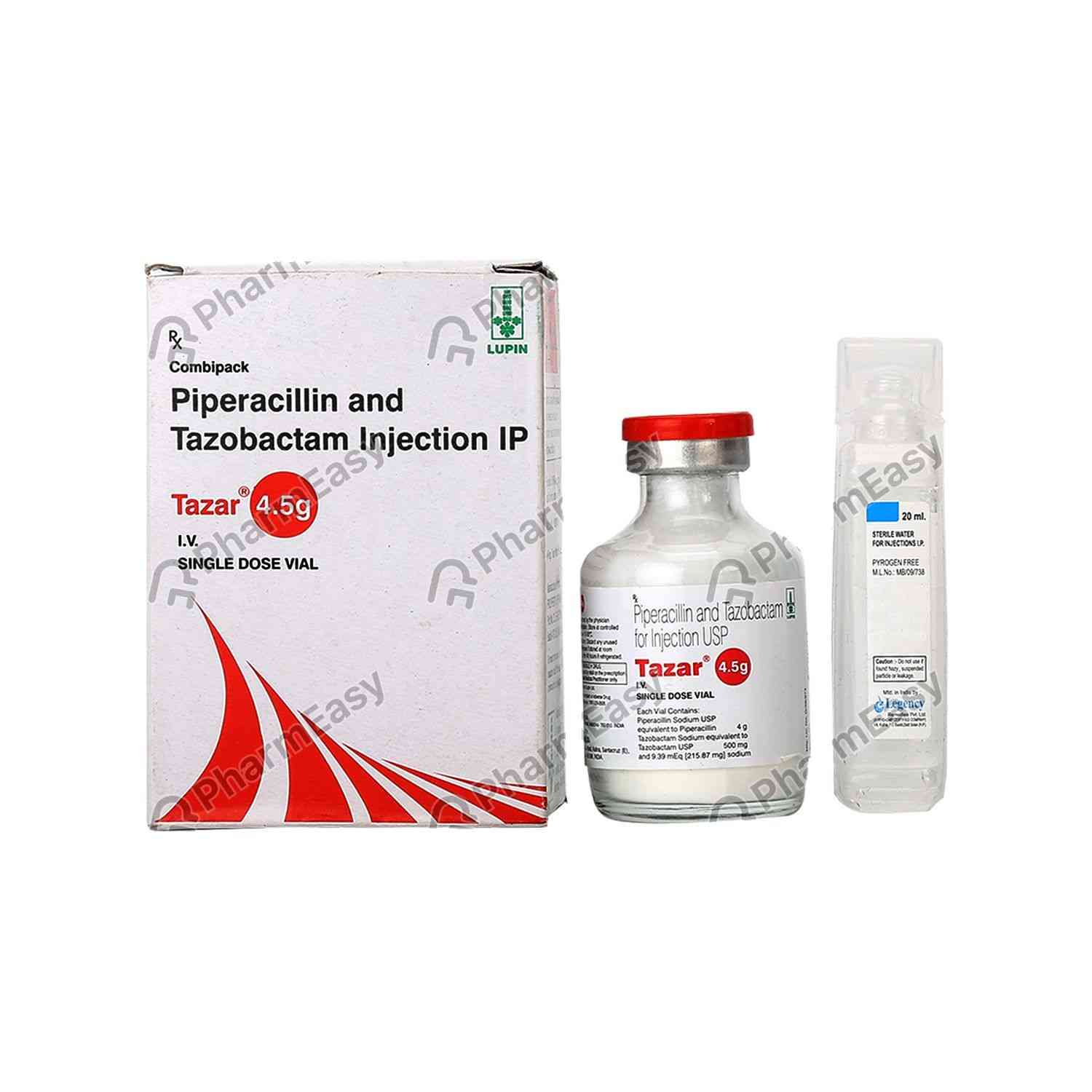 Tazar Injection Tazar 4.5gm Inj - Uses, Side Effects, Dosage, Composition & Price ...