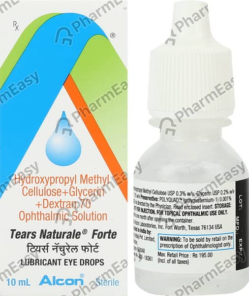 Tears Naturale Forte Bottle Of 10ml Eye Drops