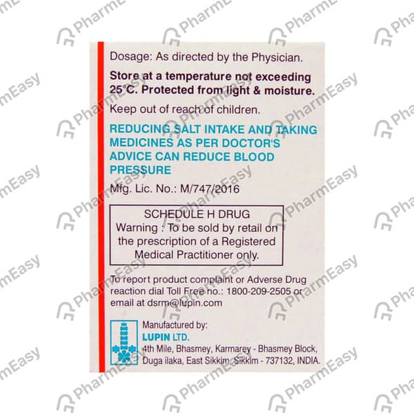 Telista H 40mg Strip Of 10 Tablets