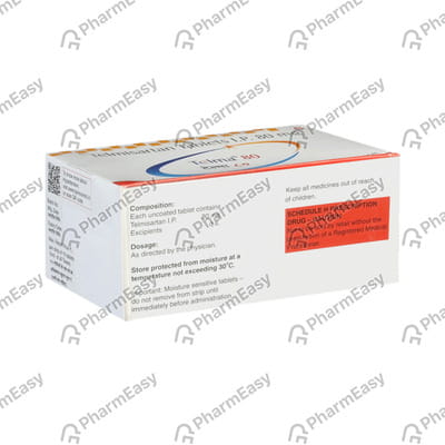 Telma 80mg Strip Of 10 Tablets