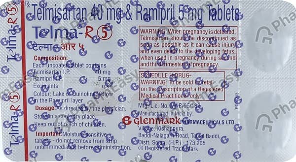 Telma R 5Mg Strip Of 10 Tablets