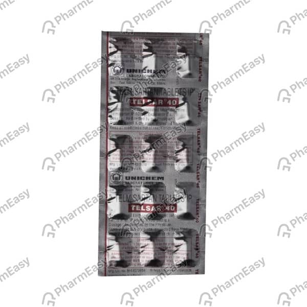 Telsar 40Mg Strip Of 10 Tablets