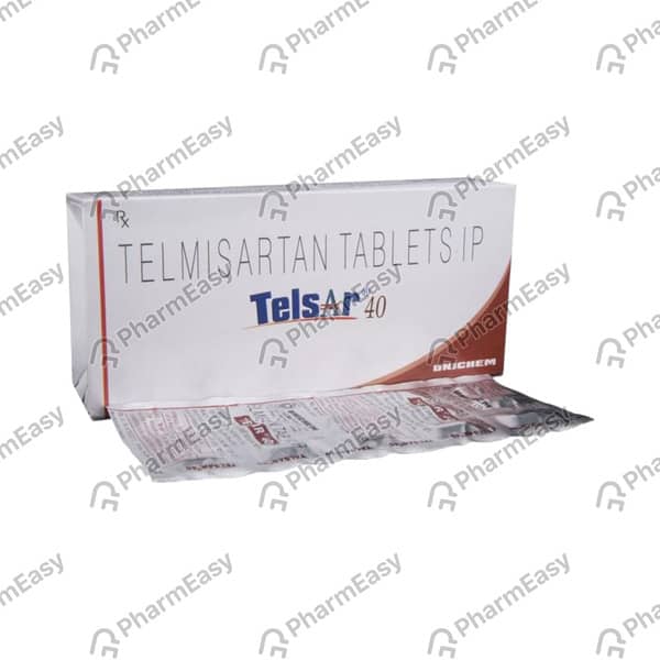Telsar 40Mg Strip Of 10 Tablets