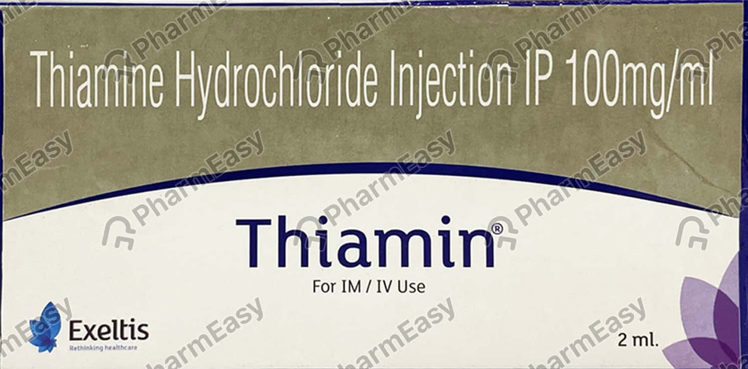 Buy Thiamin 100 MG/ML Injection (2) Online at Flat 15% OFF | PharmEasy