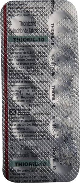 Thioril 10Mg Strip Of 10 Tablets