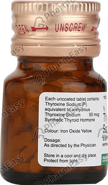Thyrox 50mcg Bottle Of 100 Tablets