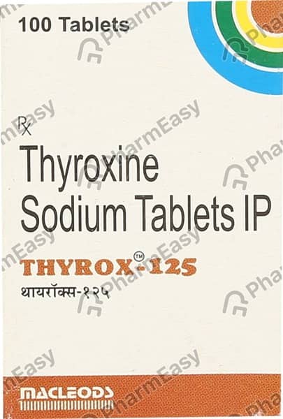 Thyrox 125mcg Bottle Of 100 Tablets