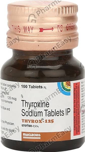 Thyrox 125mcg Bottle Of 100 Tablets