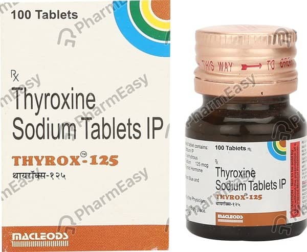 Thyrox 125mcg Bottle Of 100 Tablets