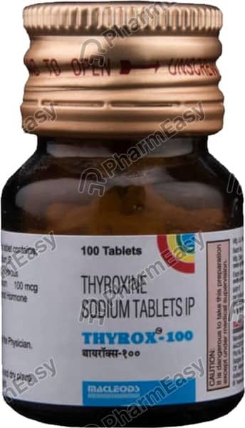 Thyrox 100mcg Bottle Of 100 Tablets