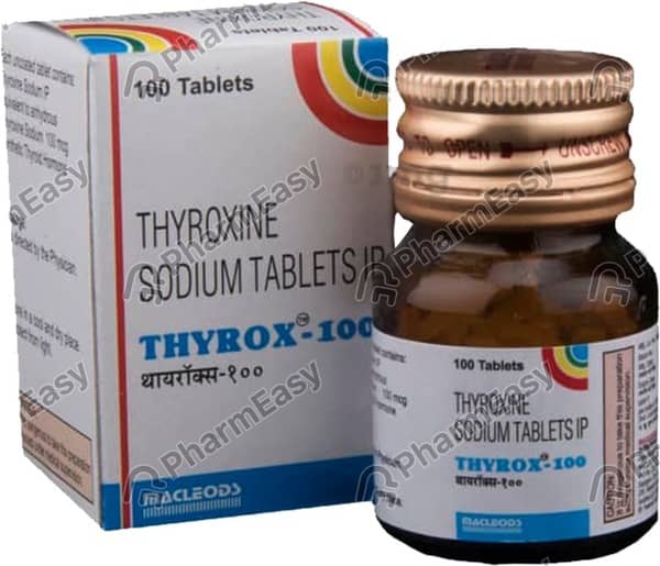 Thyrox 100mcg Bottle Of 100 Tablets